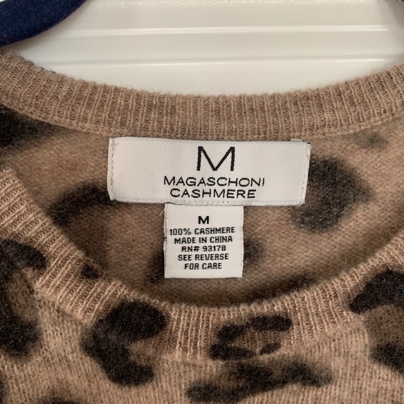 Leopard Cashmere Sweater - Picture 2 of 2